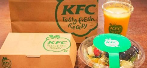 KFC都脫紅入綠了，輕食成了外賣老板們的又一片藍海？