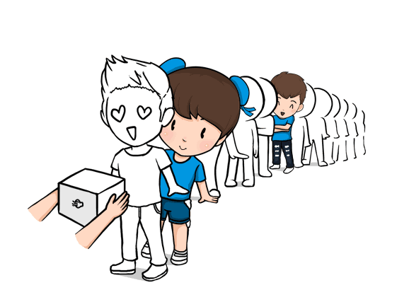 掛著“鮑師傅”招牌的網(wǎng)紅店，長長的隊里竟然有好多“托”