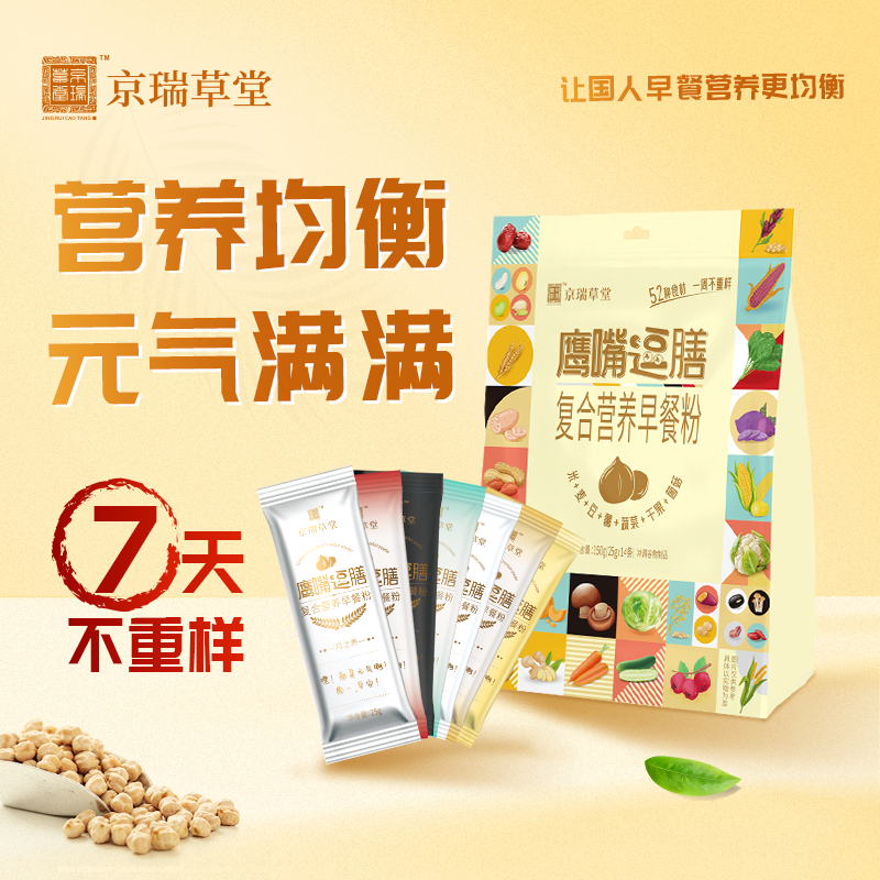 健康，從優(yōu)質(zhì)的早餐開始 ——京瑞草堂鷹嘴逗膳復(fù)合營養(yǎng)早餐粉新品上市|餐飲界