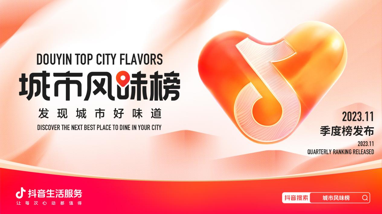 抖音城市風(fēng)味榜發(fā)布新一季度榜單，品質(zhì)連鎖和非連鎖單店各占一半