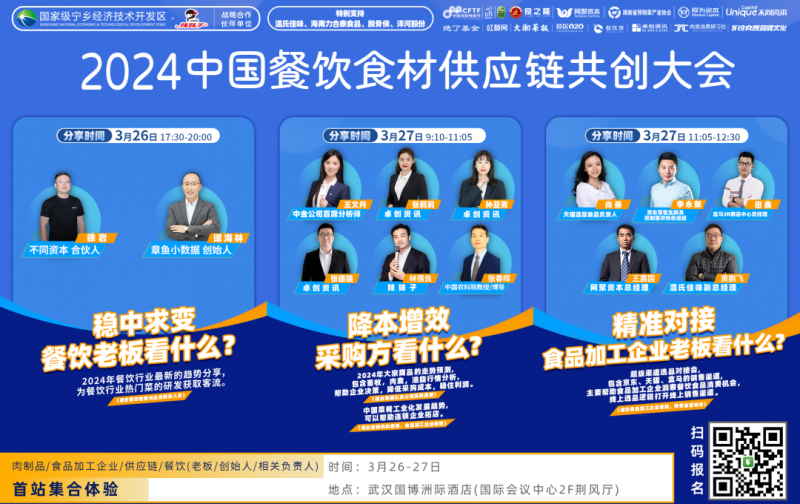 中國餐飲人開年必逛的一場展/必聽的一場會