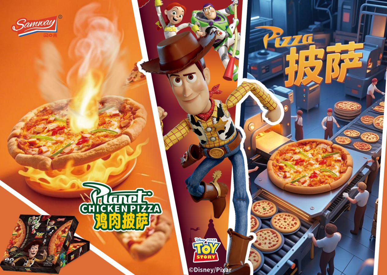 左手造童話 右手創(chuàng)經(jīng)典！閃味迪士尼系列披薩火熱出圈